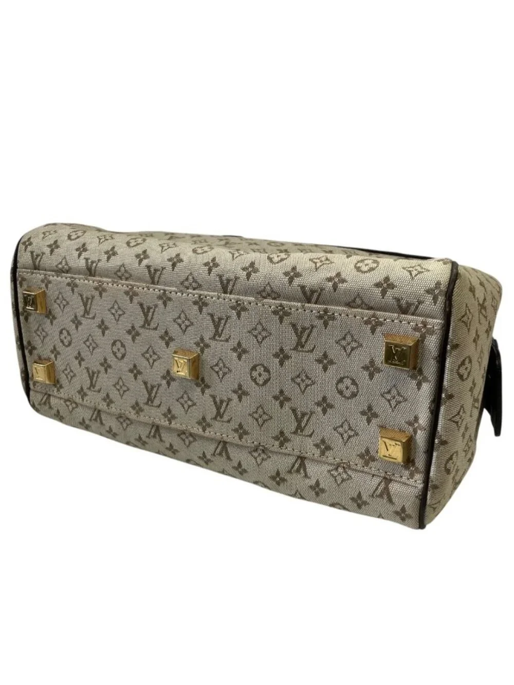 Louis Vuitton Josephine PM Monogram Mini Boston Bag Canvas Leather